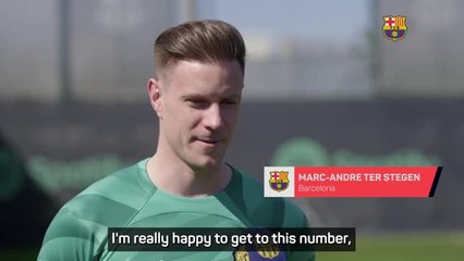 Ter Stegen overjoyed after reaching Barcelona milestone