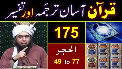 175-Qur'an Class - Surat Al-Hijar (Ayat No. 49 to 77) ki TAFSEER By Engineer Muhammad Ali Mirza