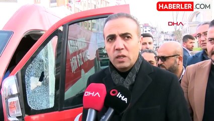 Yeniden Refah Partisi seçim aracına silahlı saldırı düzenlendi