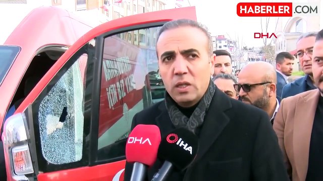 Yeniden Refah Partisi seçim aracına silahlı saldırı düzenlendi