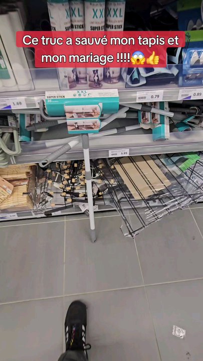 Je teste un balai xxl pour enlever les poils des animaux #essai #teste #magasinaction #action #animaux #nettoyage #poils