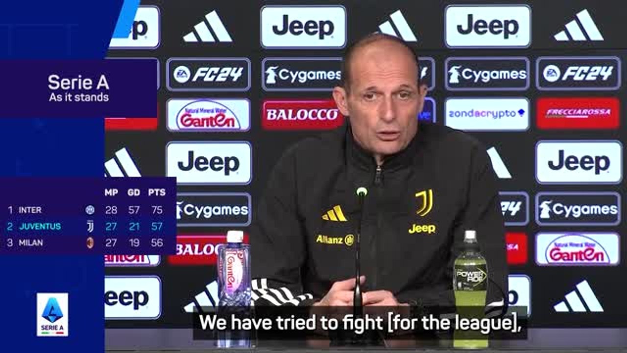 Juve have lost the title race, but I'm not worried - Allegri