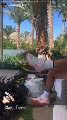 Nadal calienta motores: vean su última historia