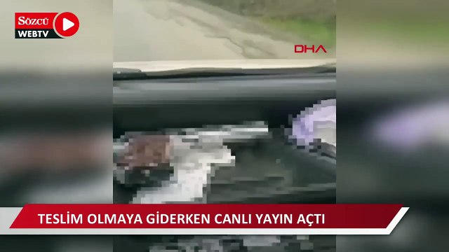 Akrabasını öldürüp, teslim olmaya giderken canlı yayın açtı; 'Namusumuzu temizledim' diyerek ağladı