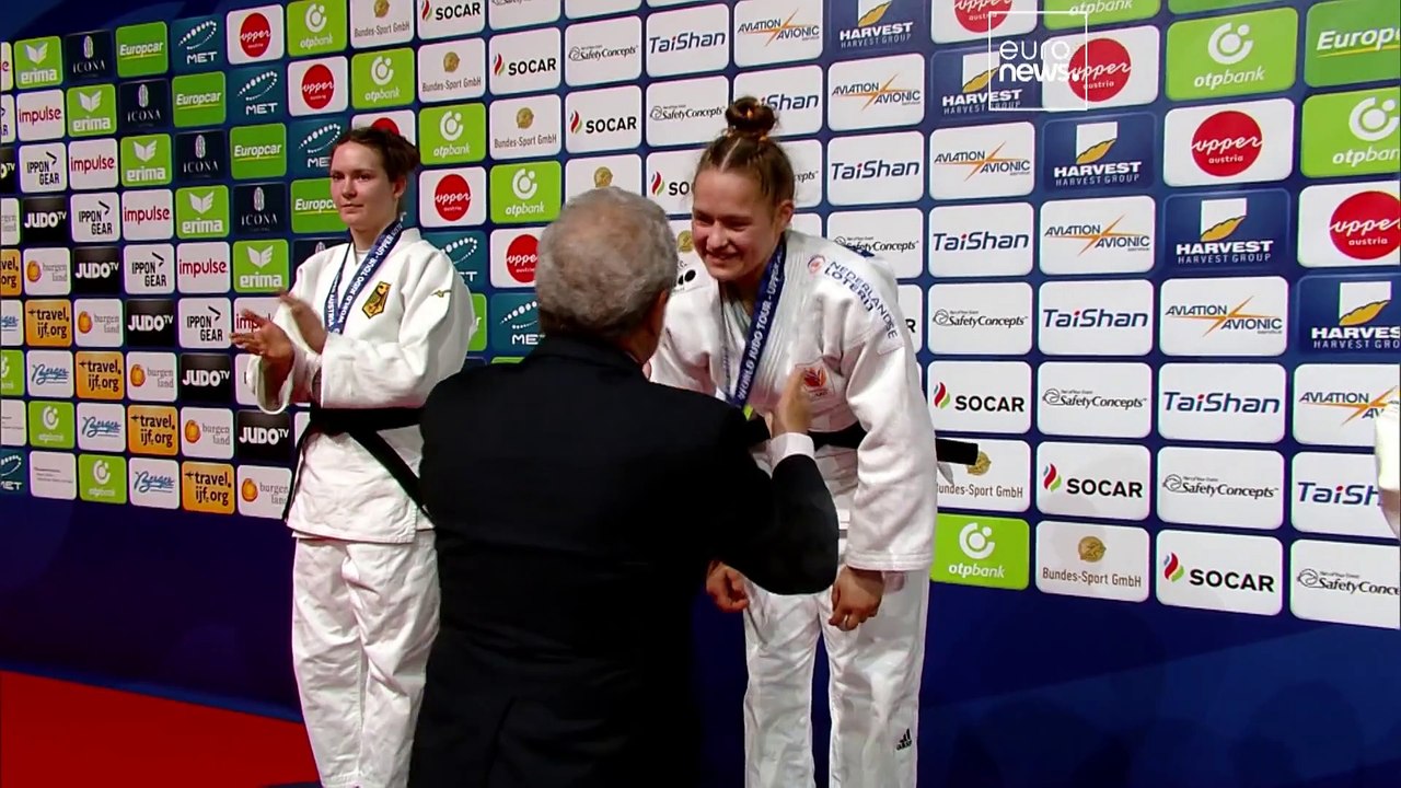 Grand Chelem de Judo : Joanne van Lieshout et Adil Osmanov en haut du podium à Linz