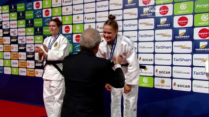 Grand Chelem de Judo : Joanne van Lieshout et Adil Osmanov en haut du podium à Linz