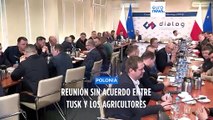 Donald Tusk recibe a los agricultores polacos que han bloqueado la frontera con Ucrania