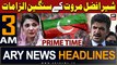 ARY News 3 AM Headlines 10th March 2024 | Sher Afzal Marwat's Serious Allegations Against CM Punjab