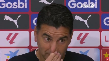 Rueda de prensa de Míchel tras la victoria ante el Osasuna