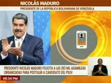 Presidente Maduro felicita a las asambleas organizadas que apoyan su candidatura