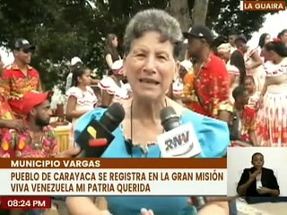 Ministro Villegas junto al pueblo de Carayaca en registros de la Gran Misión Viva Venezuela