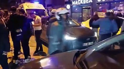 Motosikletiyle kaza yaptı, başka motora binip kaçtı