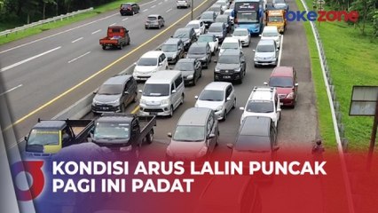 Arus Lalin Puncak Padat, Sistem One Way Diberlakukan Pagi Ini
