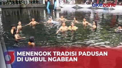Tradisi Padusan di Umbul Ngabean, Ritual Bersihkan Badan dan Jiwa Jelang Ramadhan