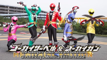 Kaizoku Sentai Gokaiger GokaiSabre GokaiGun Memorial Edition CM (TV-NIHON)