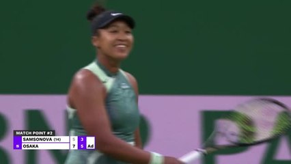 Indian Wells - Osaka plus forte que Samsonova