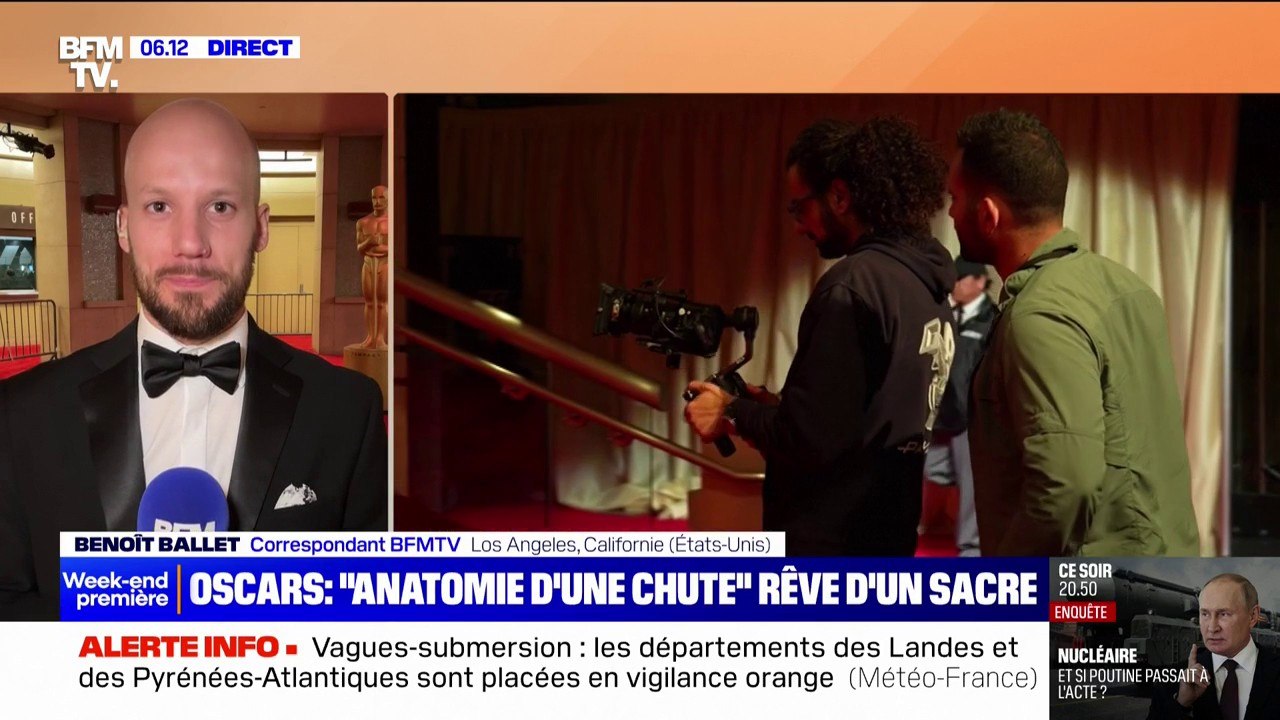 Oscars: "Anatomie d'une chute" rêve d'un sacre