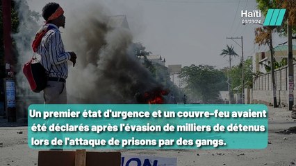 Crise en Haïti: Prolongation de l'état d'urgence et couvre feu