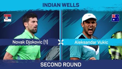 Djokovic survives scare on Indian Wells return
