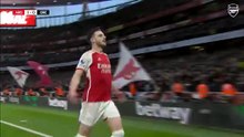 Summary of the Arsenal and Brentford match (2-1)  Round 28 - English Premier League