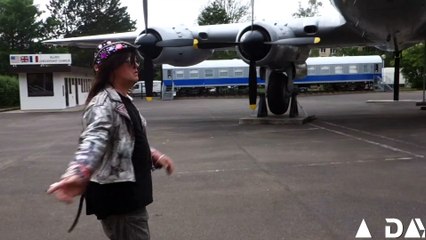 Michael The GlitterKing at Berlin`s Flugzeug Allied Museum