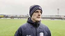 Coleraine manager Oran Kearney after Larne stalemate