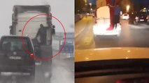 İstanbul'da ve Batman'da tehlikeli yolcuk kamerada