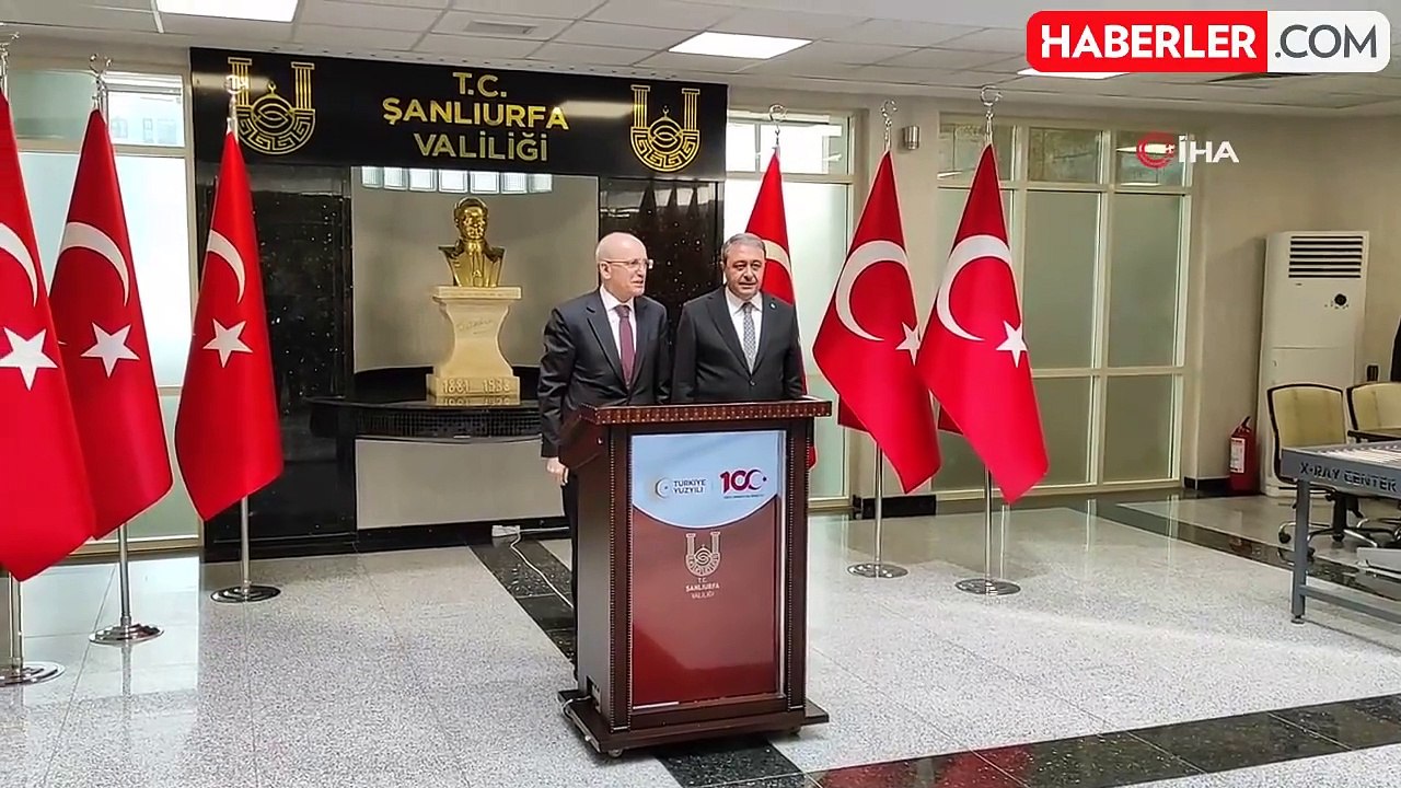 Bakan Şimşek Şanlıurfa'da