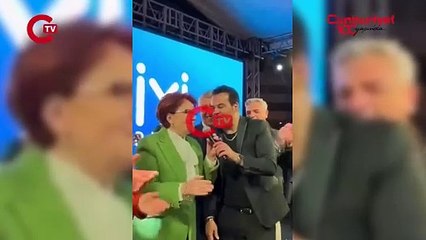 Meral Akşener, Hakan Peker ile birlikte şarkı söyledi