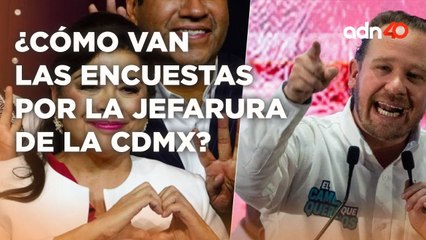 Taboada le está echando más ganas en su campaña, pero no lidera las encuestas ante Clara Brugada