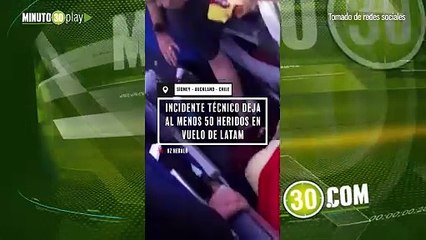 Incidente técnico deja al menos 50 heridos en vuelo de LATAM de Sídney hacia Chile