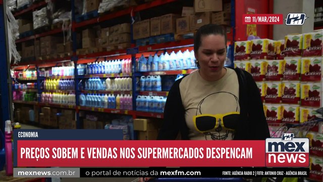 Preços sobem e vendas nos supermercados despencam