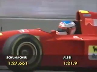 F1 – Jean Alesi (Ferrari V12) laps in qualifying – Canada 1995