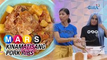 Suzi Abrera, pinatikim ang mga Mars ng Kinamatisang Pork Ribs! | Mars Pa More