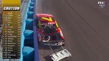 Nascar Xfinity Séries 2024 Phoenix 1 Race Allgaier Tyre Failure Big Crash