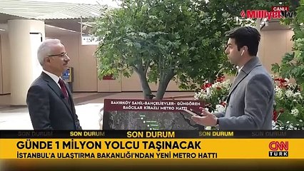 İstanbul’un yeni metrosu bugün açılıyor! Günde 1 milyon yolcuya hizmet verecek
