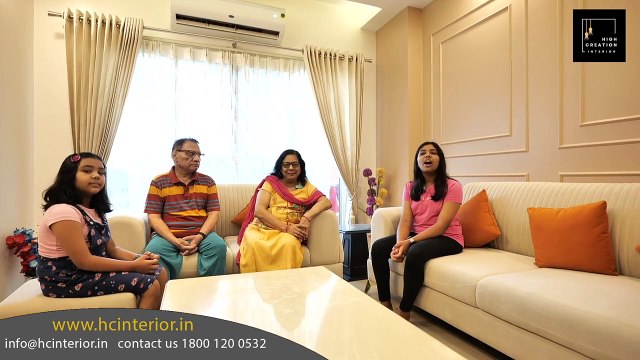 4 BHK Flat Interior Design | Interior Designers In Noida | High Creation Interior