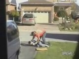 Garbage Man Scare Backfires