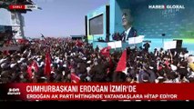 Cumhurbaşkanı Erdoğan, İzmir'den seslendi: Yüzlerine Atatürk maskesi takıp her dönem yan gelip yattılar