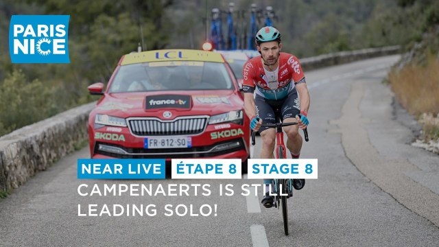 Campenaerts is still leading solo! - Stage 8 - Paris-Nice 2024