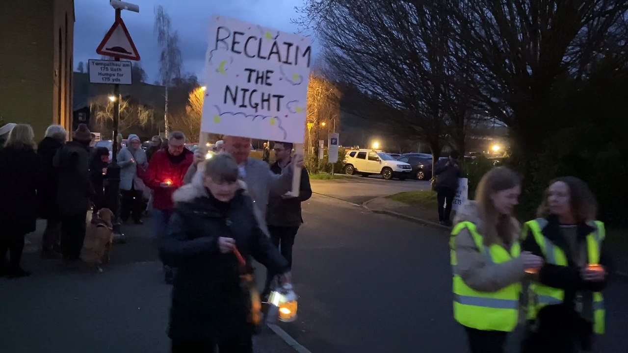 Brecon Reclaim the Night walk 2024