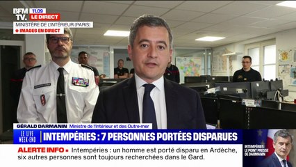 Dépression Monica: Gérald Darmanin fait le point sur la situation en direct