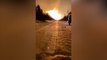 Russian gas pipeline explodes in huge fireball after series of ‘Ukrainian strikes’