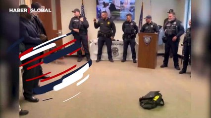 K-9 polis köpeğine sürpriz! Teşkilattan uğurlanışı olay oldu