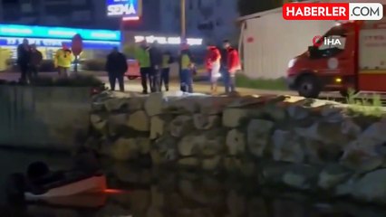 Mersin'de otomobil su kanalına uçtu, sürücü hayatını kaybetti