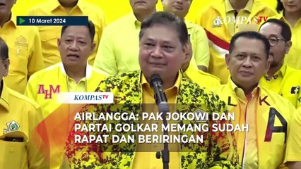 Airlangga Ungkap Kedekatan Jokowi dengan Partai Golkar: Sudah Rapat dan Beriringan