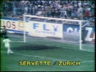 SERVETTE.GENEVE  -  FC.ZURICK  -  1977  -  SAISON  1976/1977 -