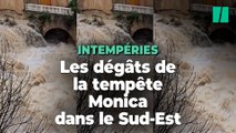 Intempéries : Les dégâts de la tempête Monica dans le Sud-Est