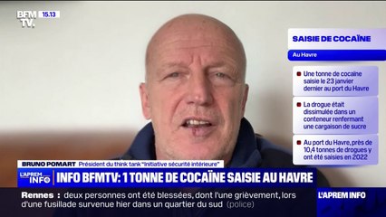 Info BFMTV: une tonne de cocaïne saisie au havre