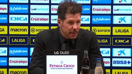 Simeone : "Nous devons accepter les critiques qui seront évidemment justes"